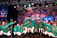 Volksbank 2025--01-23 101  Zusammen mit den Kölnern - Im Kultur- und Bürgerzentrum Duisburg-Süd „Steinhof“ Huckingen war zum 9. Mal die Volksbank Rhein-Ruhr Veranstalter einer Karnevalssitzung. Mit im Programm die Kinderprinzencrew und einige großartige Künstler des Kölner Karnevals, wie Kasalla, Räuber, dem Sitzungspräsidenten Volker Weininger, Martin Schopps. : DVPJ, Holger II, Phil II., Prinz Karneval, Prinz, Prinzessin Mia I., Hofmarschälle, Page, Pagen, Paginnen, HDK, Duisburg, Karneval, Helau, Tollität, Event, Session 2024, Session 2025, HDK Duisburg, Hauptausschuss, Hauptausschuss Karneval Duisburg, Duisburg ist echt