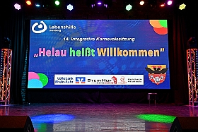 Lebenshilfe 2025--02-02  01  Ein Volles Haus - Die 14. Integrative Karnevalssitzung der Lebenshilfe Duisburg im Kultur- und Bürgerzentrum Duisburg-Süd „Steinhof“ Huckingen. Mit vielen tollen Showacts und natürlich mit den Duisburger Prinzencrews. Durch das Programm führte „Obelix“ Michel. : DVPJ, Holger II, Phil II., Prinz Karneval, Prinz, Prinzessin Mia I., Hofmarschälle, Page, Pagen, Paginnen, HDK, Duisburg, Karneval, Helau, Tollität, Event, Session 2024, Session 2025, HDK Duisburg, Hauptausschuss, Hauptausschuss Karneval Duisburg, Duisburg ist echt