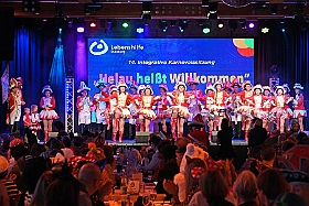 Lebenshilfe 2025--02-02  11  Ein Volles Haus - Die 14. Integrative Karnevalssitzung der Lebenshilfe Duisburg im Kultur- und Bürgerzentrum Duisburg-Süd „Steinhof“ Huckingen. Mit vielen tollen Showacts und natürlich mit den Duisburger Prinzencrews. Durch das Programm führte „Obelix“ Michel. : DVPJ, Holger II, Phil II., Prinz Karneval, Prinz, Prinzessin Mia I., Hofmarschälle, Page, Pagen, Paginnen, HDK, Duisburg, Karneval, Helau, Tollität, Event, Session 2024, Session 2025, HDK Duisburg, Hauptausschuss, Hauptausschuss Karneval Duisburg, Duisburg ist echt