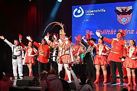 Lebenshilfe 2025--02-02  41  Ein Volles Haus - Die 14. Integrative Karnevalssitzung der Lebenshilfe Duisburg im Kultur- und Bürgerzentrum Duisburg-Süd „Steinhof“ Huckingen. Mit vielen tollen Showacts und natürlich mit den Duisburger Prinzencrews. Durch das Programm führte „Obelix“ Michel. : DVPJ, Holger II, Phil II., Prinz Karneval, Prinz, Prinzessin Mia I., Hofmarschälle, Page, Pagen, Paginnen, HDK, Duisburg, Karneval, Helau, Tollität, Event, Session 2024, Session 2025, HDK Duisburg, Hauptausschuss, Hauptausschuss Karneval Duisburg, Duisburg ist echt