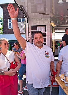Maifest FW Loeschzug750 2025-05-01 10  Das erste Maifest 2025 - Am 1. Mai feierte die Freiwillige Feuerwehr in Mündelheim, genauer der Löschzug 750 Mündelheim, Ehingen und Serm, ihr traditioneles Maifest am Gerätehaus an der Barberstraße 20. : DVPJ, Toni I, Jules I., Prinz Karneval, Prinz, Prinzessin Aileen I., Hofmarschälle, Page, Pagen, Paginnen, HDK, Duisburg, Karneval, Helau, Tollität, Event, Session 2025, Session 2025, HDK Duisburg, Hauptausschuss, Hauptausschuss Karneval Duisburg, Duisburg ist echt