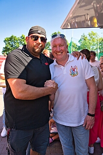 Maifest FW Loeschzug750 2025-05-01 19  Das erste Maifest 2025 - Am 1. Mai feierte die Freiwillige Feuerwehr in Mündelheim, genauer der Löschzug 750 Mündelheim, Ehingen und Serm, ihr traditioneles Maifest am Gerätehaus an der Barberstraße 20. : DVPJ, Toni I, Jules I., Prinz Karneval, Prinz, Prinzessin Aileen I., Hofmarschälle, Page, Pagen, Paginnen, HDK, Duisburg, Karneval, Helau, Tollität, Event, Session 2025, Session 2025, HDK Duisburg, Hauptausschuss, Hauptausschuss Karneval Duisburg, Duisburg ist echt