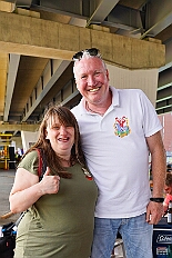 01 DrachenbFunRegatta 2025-06-14 05  Ein schöner und  warmer Tag, der 14. Juni - Der Startschuss zur Samstagstour fiel um Mittagszeit im Innenhafen. Wir besuchten die 24. Duisburger Drachenboot Fun-Regatta. Daumen drücken für die Aqua-Garde, ein Boot voller Karnevalisten. Danach besuchten wir das 2. Sommerfest KG Schottenzunft Dusiburg auf der Sportanlage des ETUS Bissingheim. Beim dritten Termin, das Sommerfest der Grafschafter Funken auf dem Quartiersplatz in Moers-Asberg, wurde es ein wenig feucht von Oben, „Abkühlung“. Zurück in Serm überraschten wir Rita und Peter Ambrosius auf der Feier ihre goldenen Hochzeit. : DVPJ, Toni I, Jules I., Prinz Karneval, Prinz, Prinzessin Aileen I., Hofmarschälle, Page, Pagen, Paginnen, HDK, Duisburg, Karneval, Helau, Tollität, Event, Session 2025, Session 2025, HDK Duisburg, Hauptausschuss, Hauptausschuss Karneval Duisburg, Duisburg ist echt