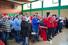 Herrensi Schottenz 2025-11-22 06  1. Herrenitzung der Session - Zum Start in den Sitzungskarneval der neuen Session sind wir Gäste bei der Herrensitzung der KG Schottenzunft in der Sporthalle des ETuS Bissingheim. : DVPJ, Toni I, Jules I., Prinz Karneval, Prinz, Prinzessin Aileen I., Hofmarschälle, Page, Pagen, Paginnen, HDK, Duisburg, Karneval, Helau, Tollität, Event, Session 2025, Session 2025, HDK Duisburg, Hauptausschuss, Hauptausschuss Karneval Duisburg, Duisburg ist echt