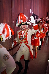 01 Herrenz KVO 2026-01-17 11  Tour-Tag, Samstag 17. Januar  - Wir begannen die Tour Abends in Hamborn, die KVO hielt der ihre Herrensitzung in der Clauberghalle ab. Von dort ging es zur Veranstaltung des MCV, die im Hagenshof zum „Schlager trifft Karneval“ aufgerufen hatten. Den letzten Act hatten wir dann im schon „heimisch“ gewordenen Steinhof in Huckingen. Die Duisburger Musketiere hatten dort zum „Lachen ist Gesund“ aufgerufen. : DVPJ, Toni I, Jules I., Prinz Karneval, Prinz, Prinzessin Aileen I., Hofmarschälle, Page, Pagen, Paginnen, HDK, Duisburg, Karneval, Helau, Tollität, Event, Session 2025, Session 2025, HDK Duisburg, Hauptausschuss, Hauptausschuss Karneval Duisburg, Duisburg ist echt