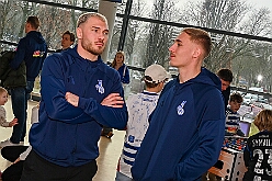 02 MSV Empfang 2026- 01-25 10  Stadtgarde und MSV -  Zu besten Mittagszeit waren wir der Programmpunkt auf der Herrensitzung der Stadtgarde Duisburg Rot-Weiss in der Aula des Gertrud-Bäumer-Berufskollegs. Dann ging es ins „Wohnzimmer“ aller MSV Fan´s. In der Business Lounge in der „schauinsland reisen arena“ fand der jährliche Sponsoren Neujahrs Empfang statt. : DVPJ, Toni I, Jules I., Prinz Karneval, Prinz, Prinzessin Aileen I., Hofmarschälle, Page, Pagen, Paginnen, HDK, Duisburg, Karneval, Helau, Tollität, Event, Session 2025, Session 2025, HDK Duisburg, Hauptausschuss, Hauptausschuss Karneval Duisburg, Duisburg ist echt